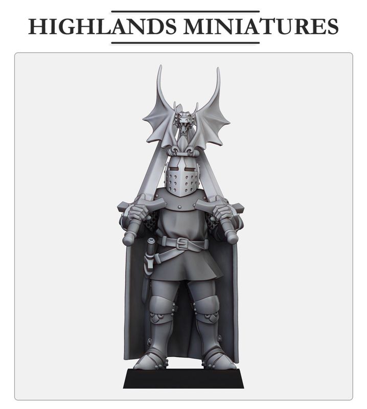 Dismounted Sir Jaume with dual swords  - "Gallia - The Medieval Kingdom"