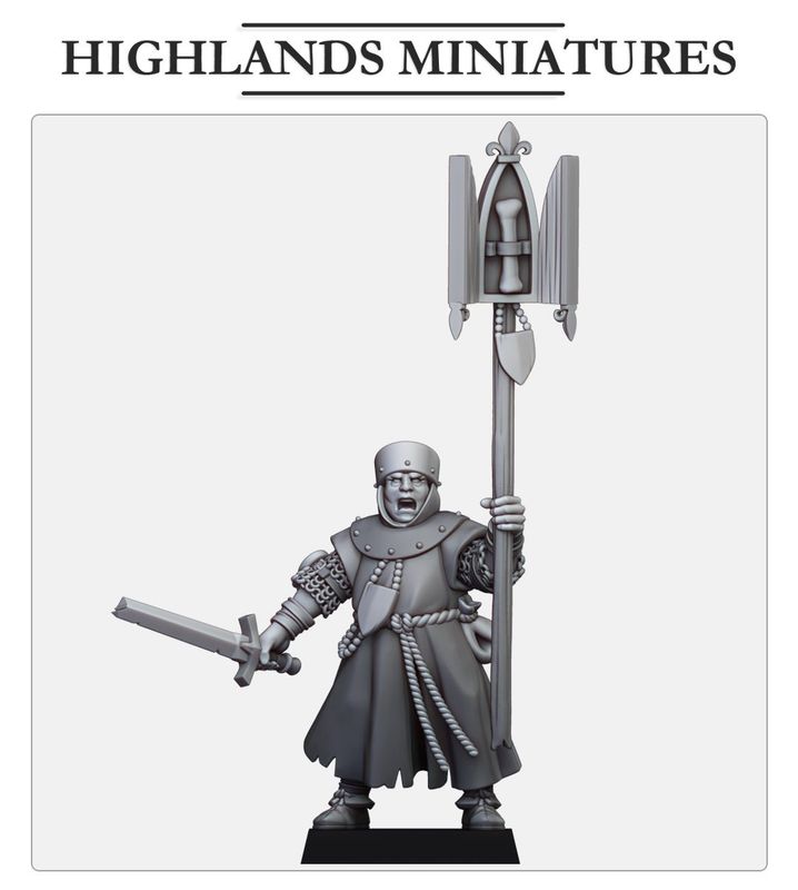 Gallia Cleric with Relic  - "Gallia - The Medieval Kingdom"