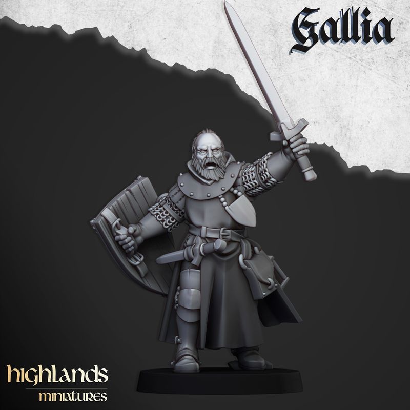 Hero Questing Knight on Foot  - "Gallia - The Medieval Kingdom"