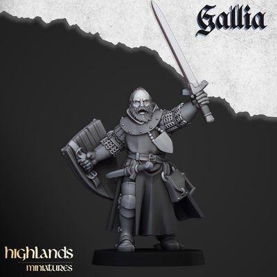 Hero Questing Knight on Foot  - "Gallia - The Medieval Kingdom"
