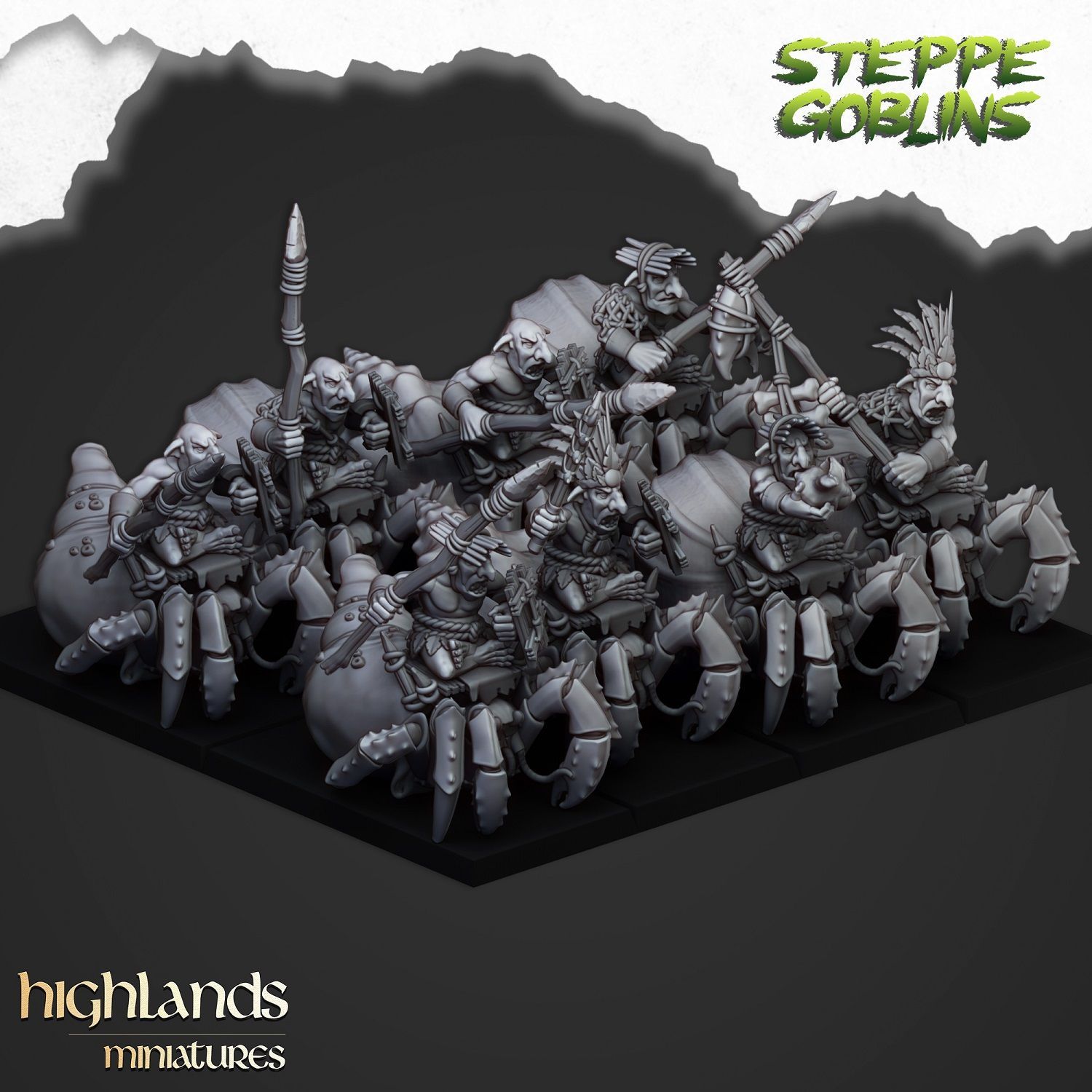 Mounted Coast Goblins (pack 8 units)