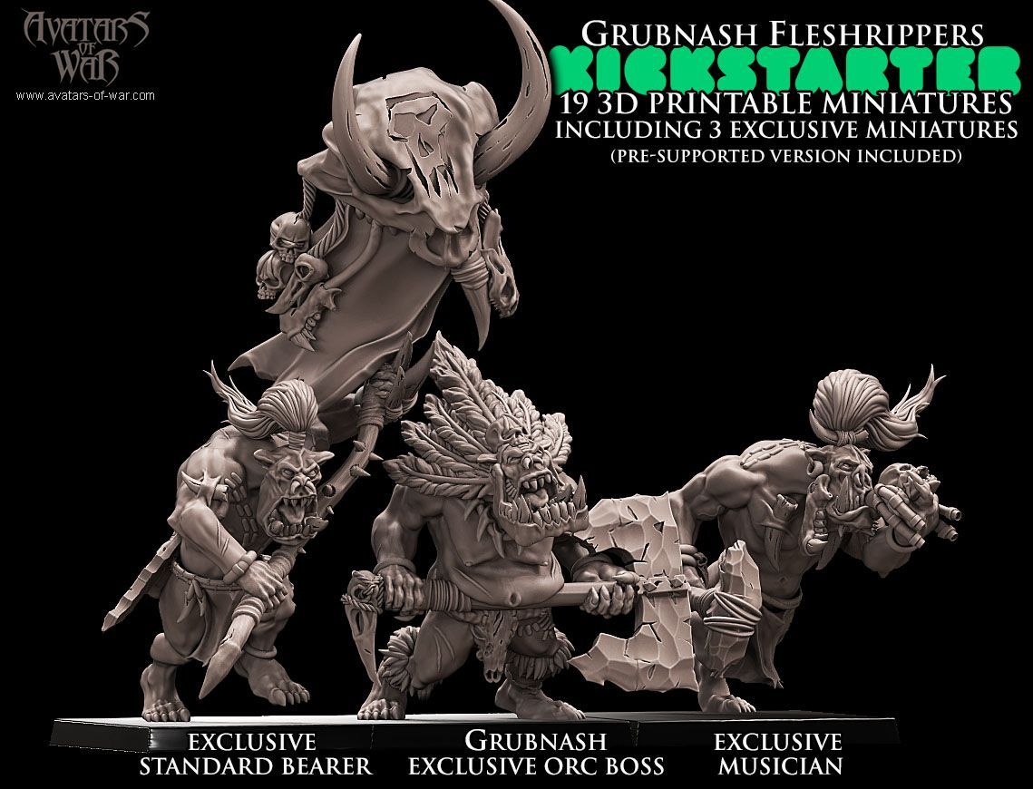 Grubnash Fleshrippers (CG - pack 3 units)