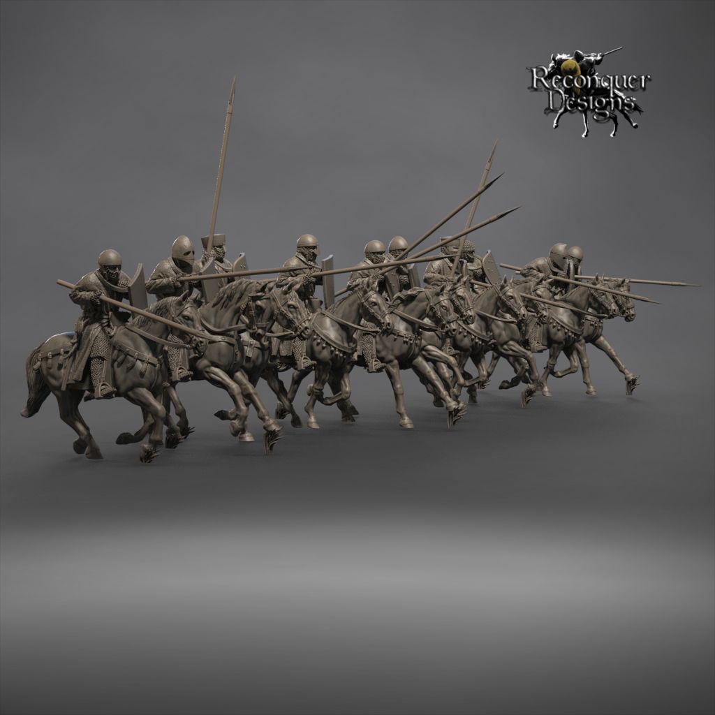 Miitary Order knights Set D 12th-early13th century (pack 10 units)