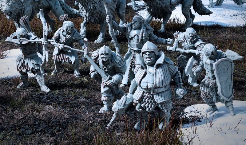 Chapter 47 - Tales of the Northern Kingdom Vol.2- Ironmoor Orcs (pack 7 units)