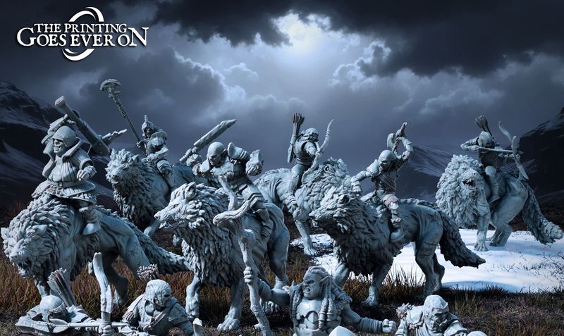 Chapter 47 - Tales of the Northern Kingdom Vol.2 - Ironmoor Warg Riders (pack 6 units)