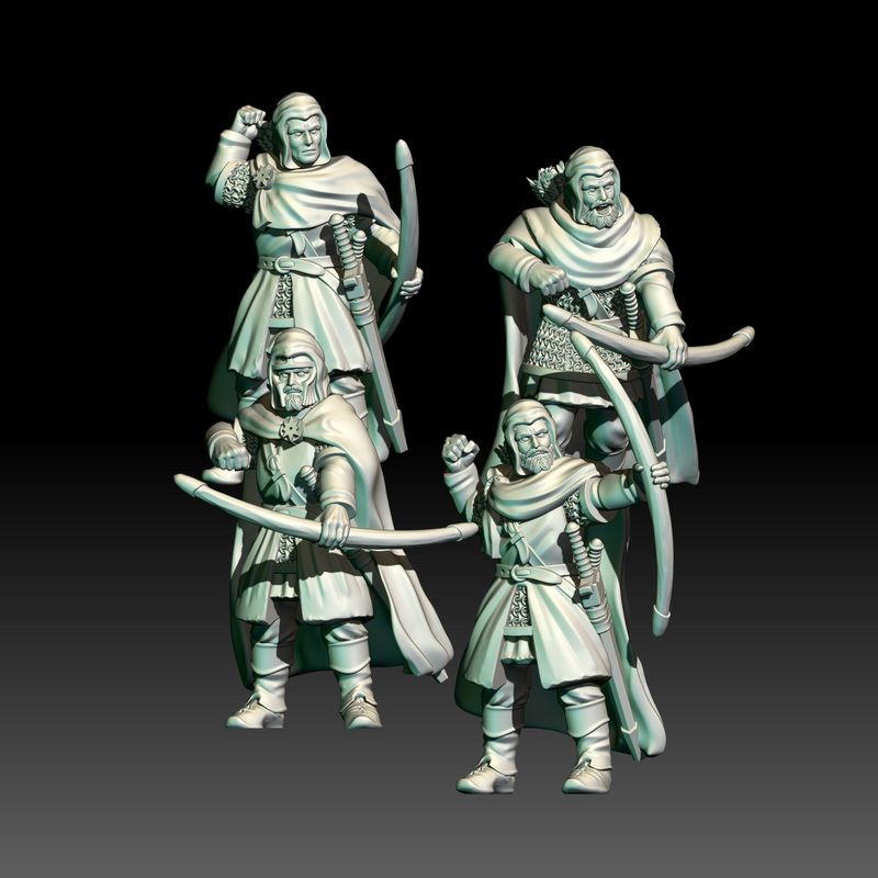 Rangers with Bows- "Rangers of the Nothern Kingdoms" (Pack 4 units)