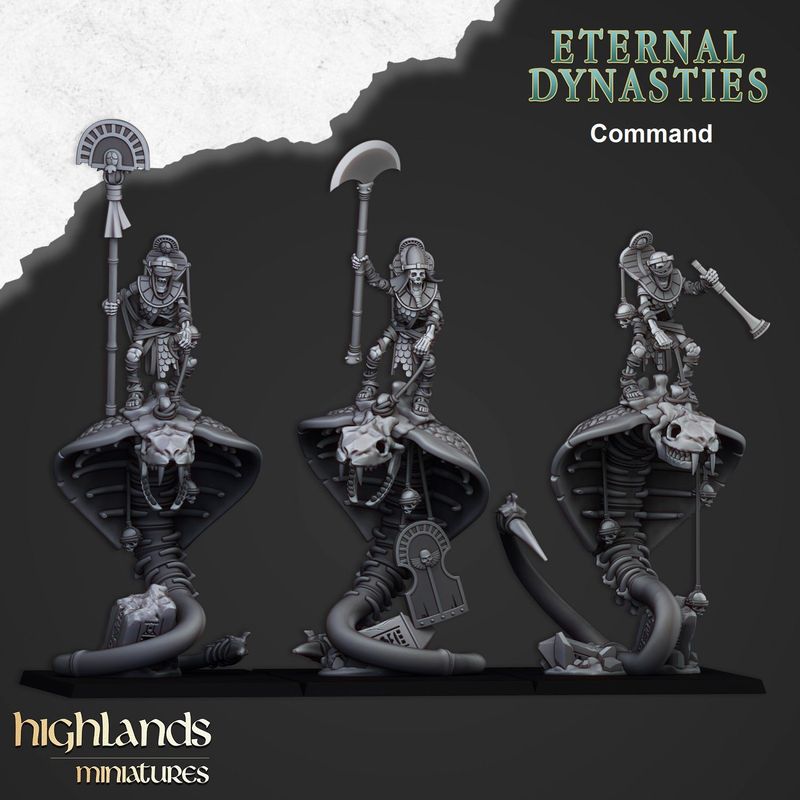 Mounted Ancient Guard Command Group- Eternal Dynasties