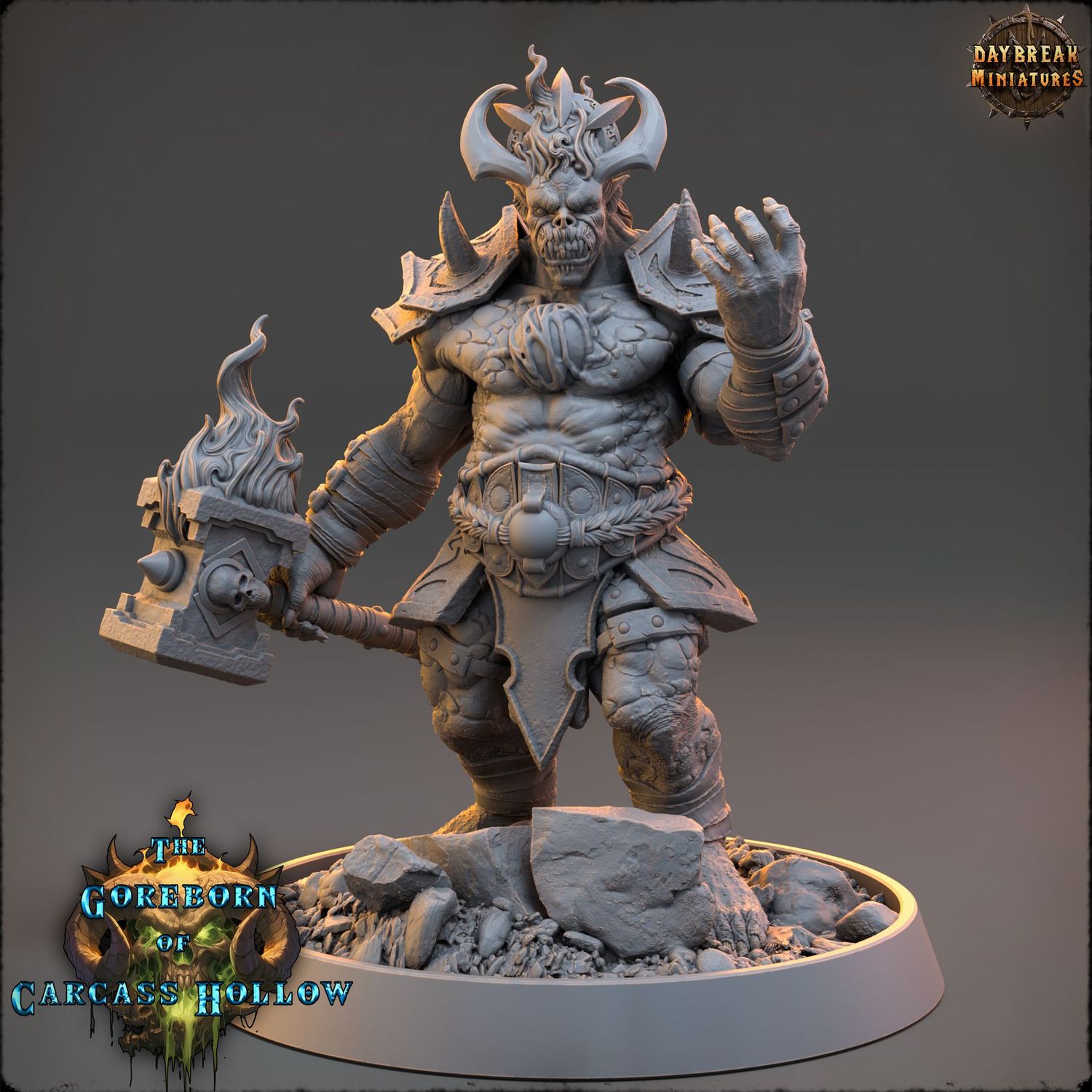 General Raxar Boneharrow - "The Goreborn of Carcass Hollow" - Daemons