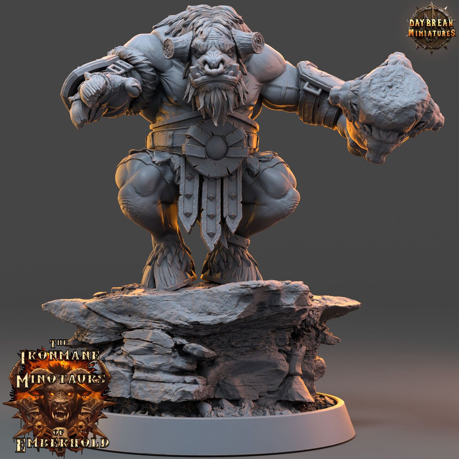 Draknar Bonecrusher  - "The Ironmane Minotaurs of Emberhold"