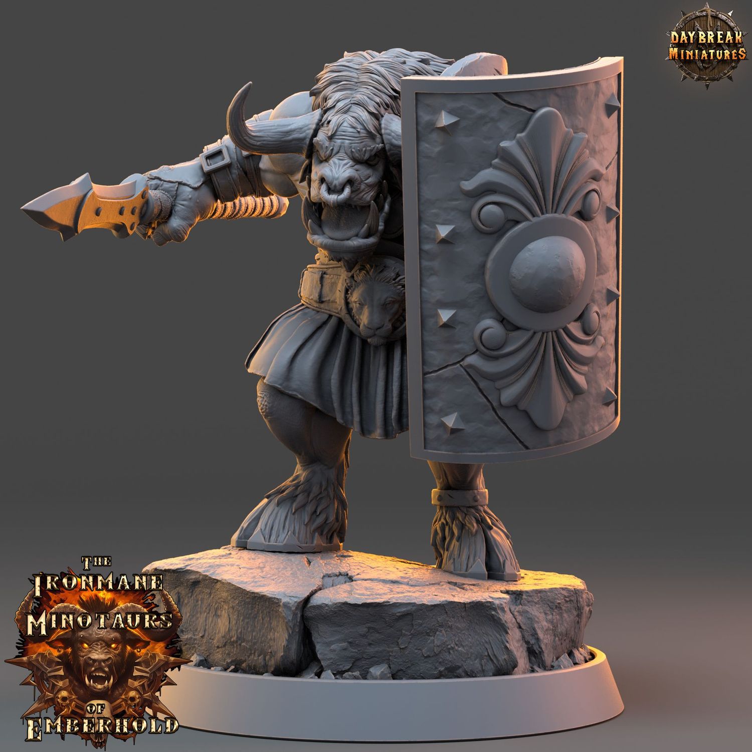 Zegron Ironhide  - "The Ironmane Minotaurs of Emberhold"