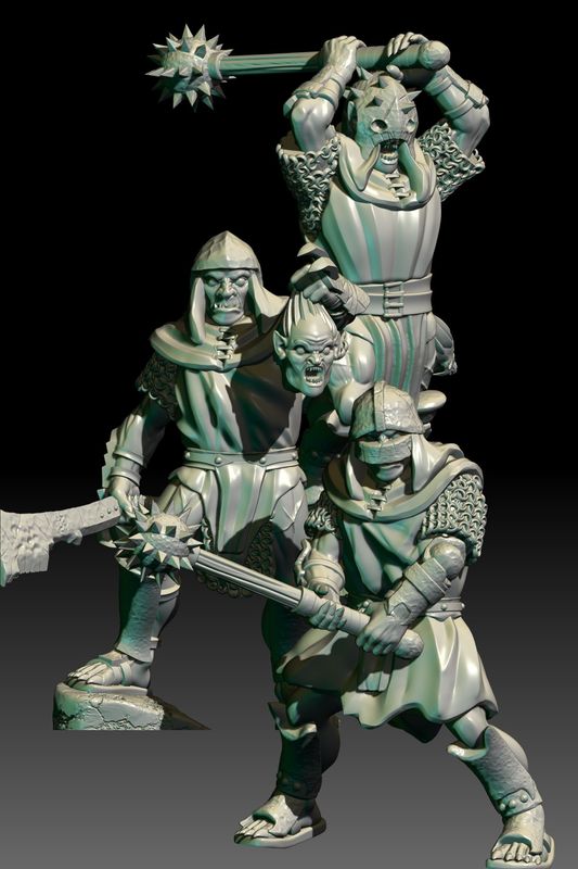 Black Orcs- "Troll Caves" (Pack 6 units)