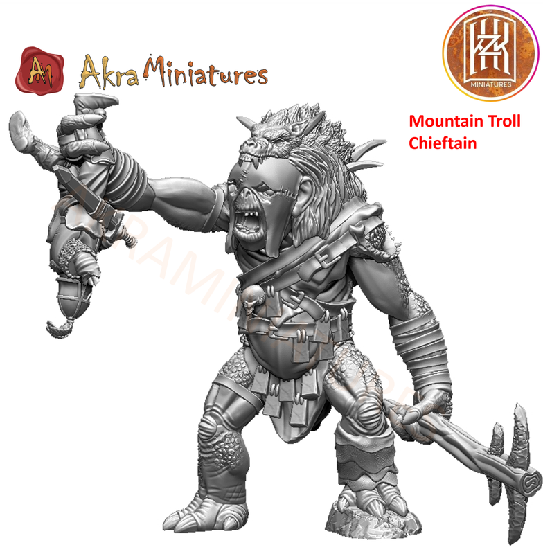 Mountain Trolls_Chieftain - "Troll Caves"