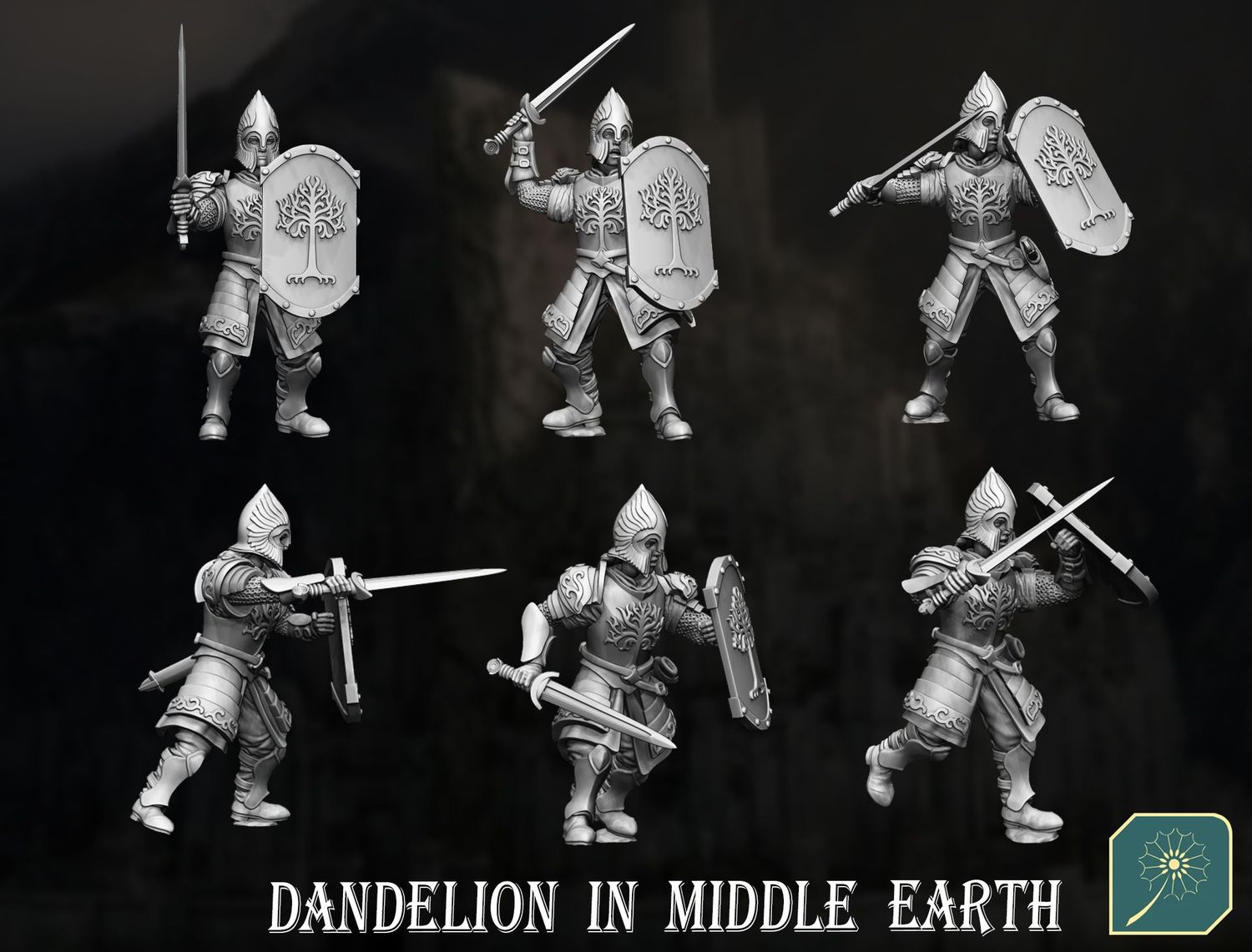 Soldier of Guard Tower - Swordmen (pack 6 units)
