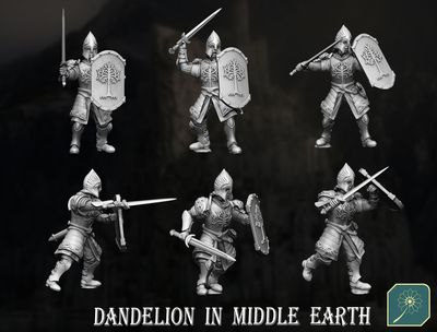 Soldier of Guard Tower - Swordmen (pack 6 units)