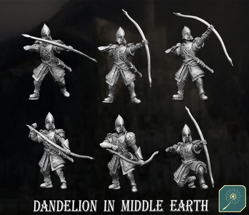 Soldier of Guard Tower - Bowmen (pack 6 units)