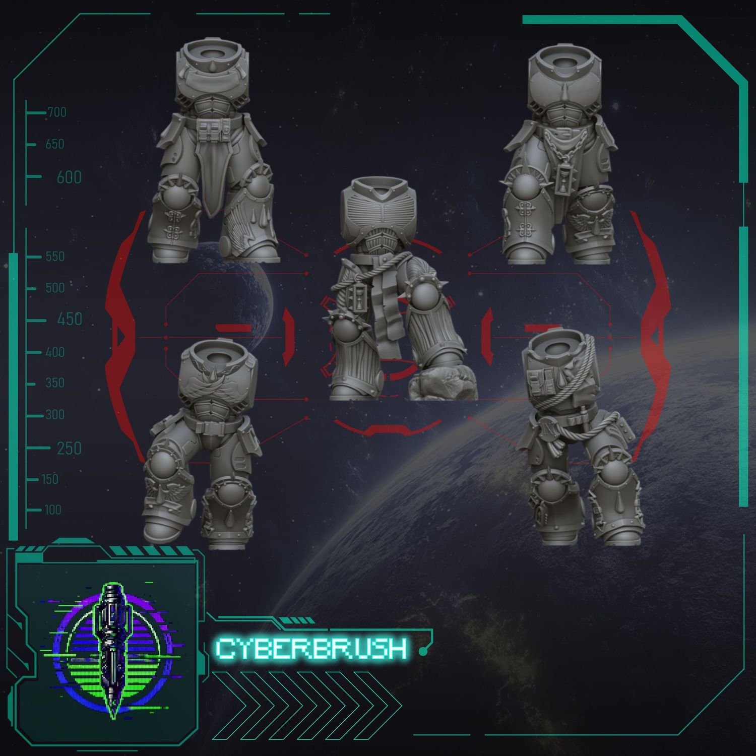 BloodBound BattleGears Body Set  (Pack 5 units)