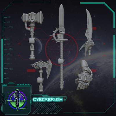 BloodBound BattleGears Weapons Set (pack 5 Weapons)