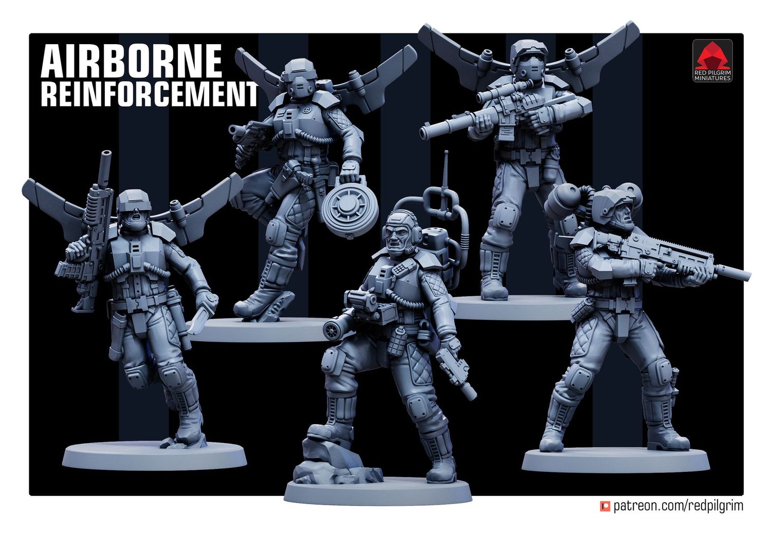 Airborne Reinforcement (pack 5 units )