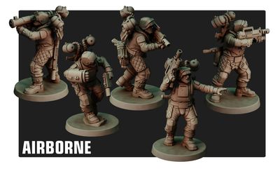 Airborn  Team (pack 5 units )