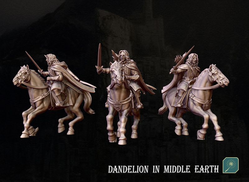 Captain of Moonland Hunter version (on foot and mounted)