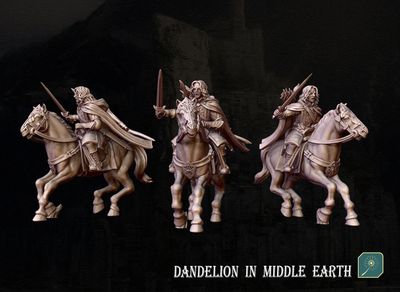 Captain of Moonland Hunter version (on foot and mounted)