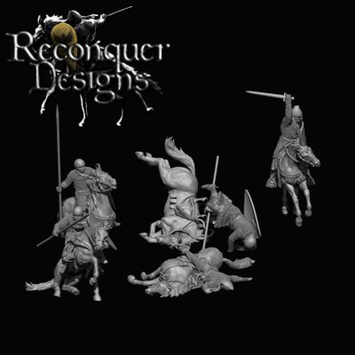 12th Century Knight Casualties (pack 5 units)