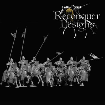14th Century (later) Men at Arms (pack 7 units)