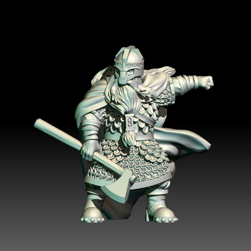 Dwarves- "Dwarven Travelers and Werewolves hunters" (Pack 6 units)