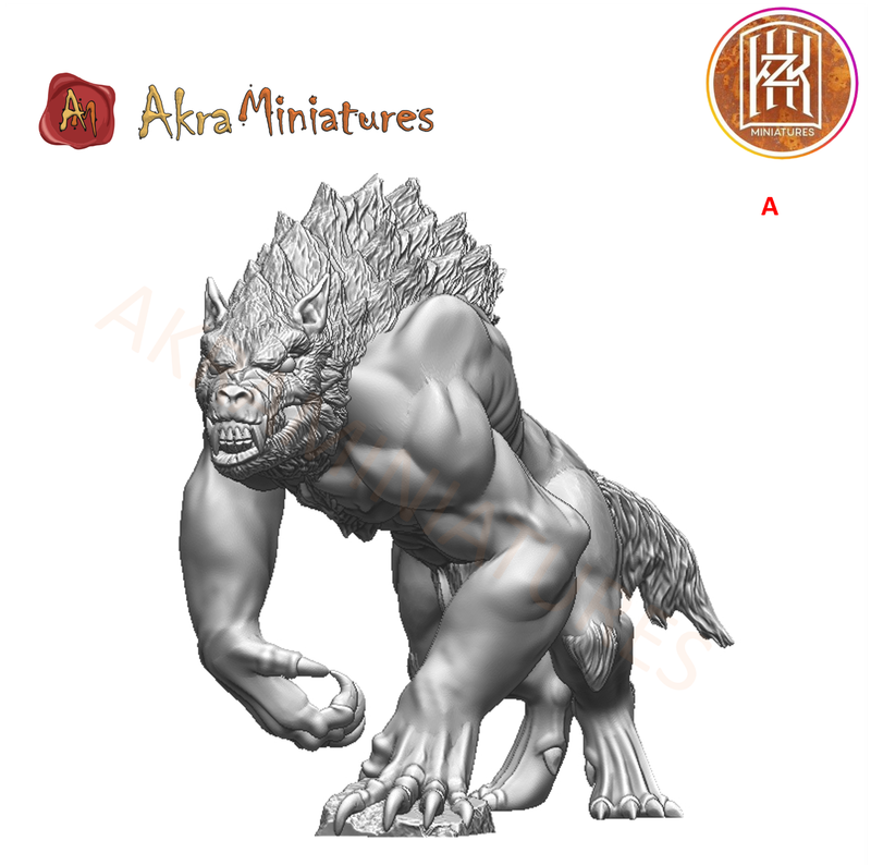 Werewolf_A - "Dwarven Travelers and Werewolves hunters"