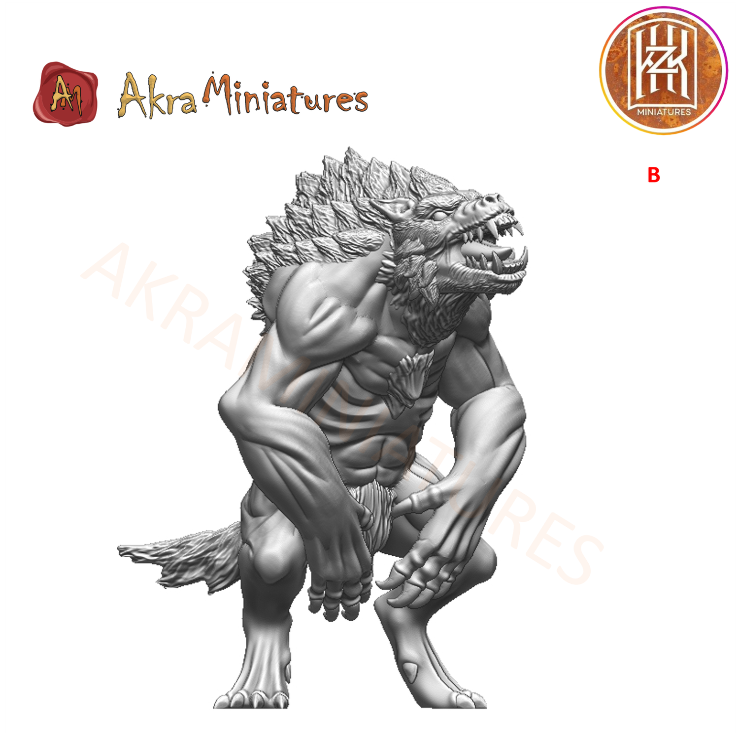 Werewolf_B -  Werewolf_B - "Dwarven Travelers and Werewolves hunters"