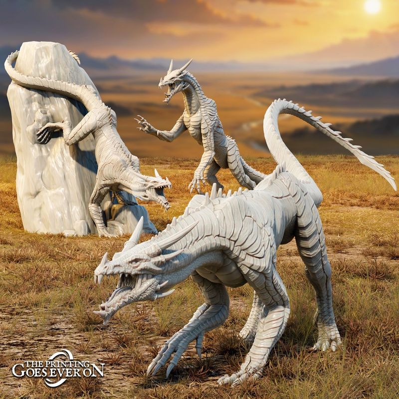 Tales of the Golden Khanate  - Unarmoured War-Drakes   (pack 3 units)