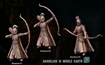 Elves of the Deep Valley - Bowman (pack 4 units)
