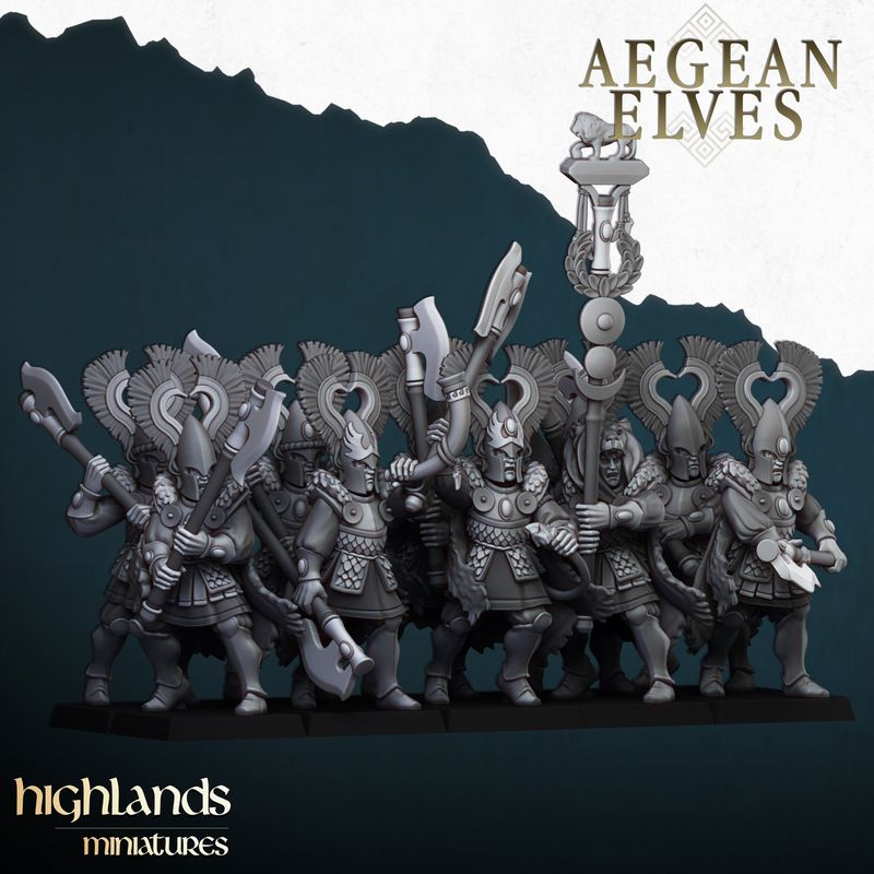 Aegean Elves Nemean Lions (pack 10 units)
