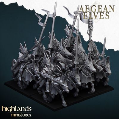 Aegean Elves Mounted Dragons (pack 10 units)