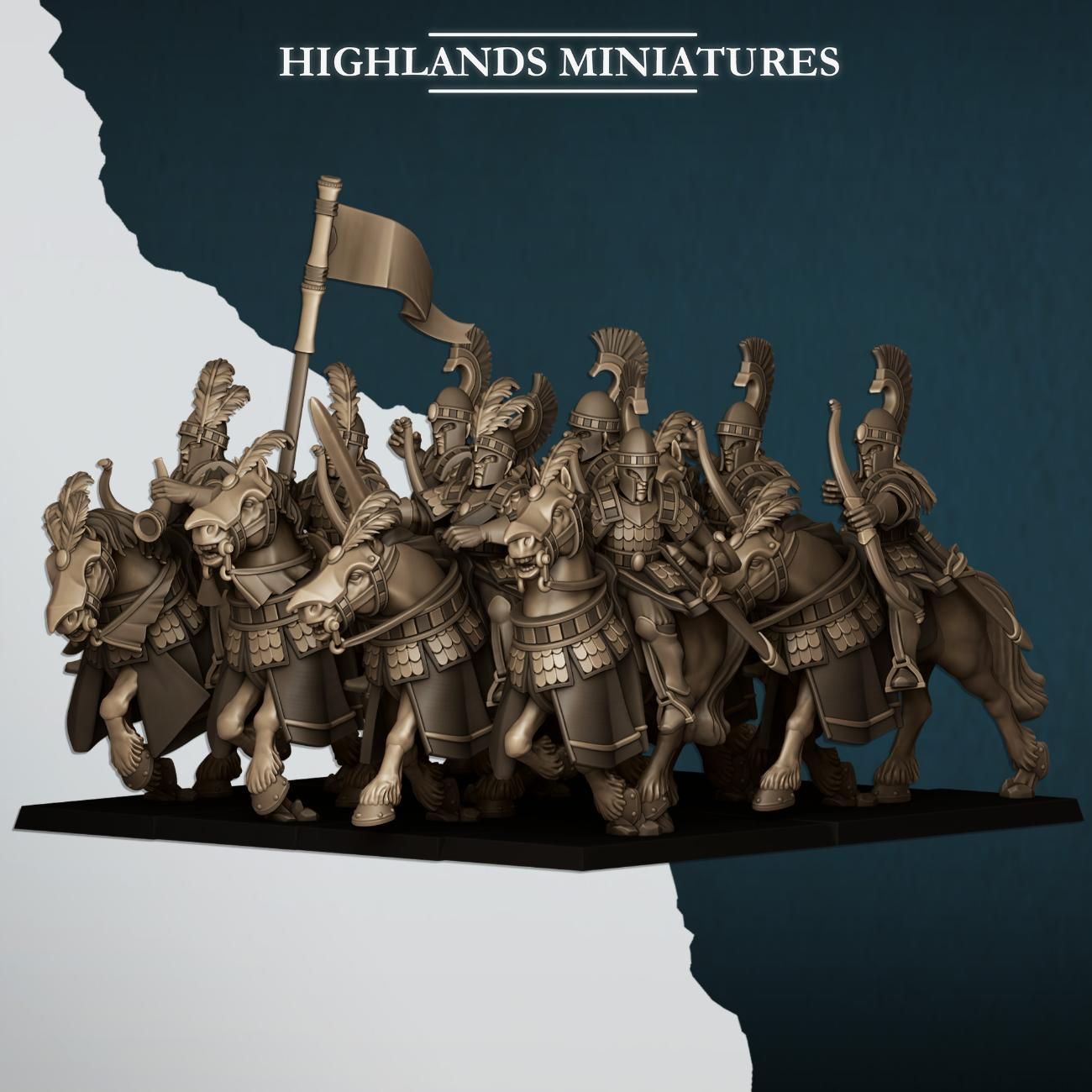 Aegean Sea Hippeis With Bows (pack 10 units)