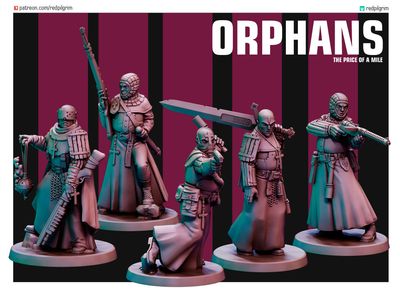 Trench Crusade - Orphans  (pack 5 units )