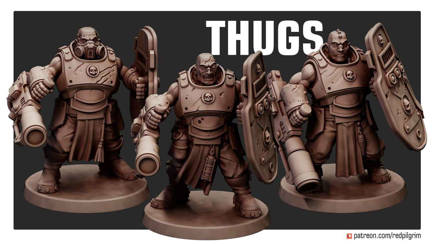 Ogryns - Thugs (pack 3 units ) Ogryns - Thugs (pack 3 units )