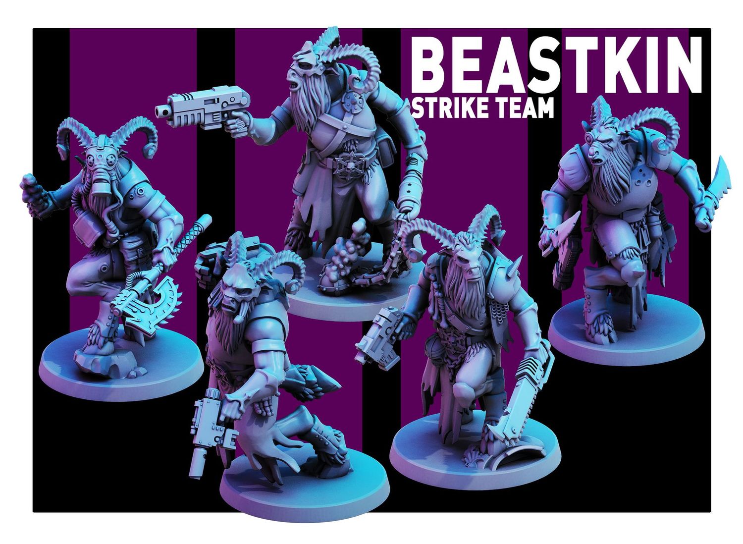 Beastkin Strike Team (pack 5 units ) Beastkin Strike Team (pack 5 units )
