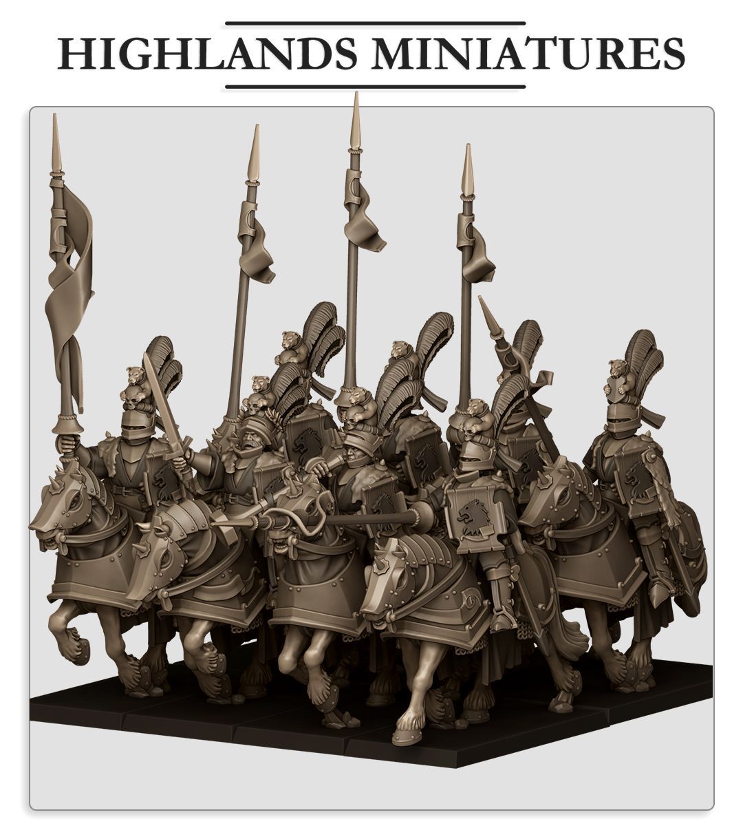 Sunland Fierce Claw Knights -pack 5 or 10 miniatures