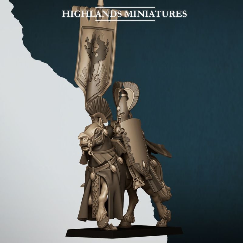 Aegean Elves Mounted Banner