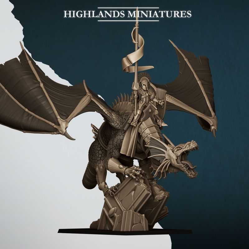 Aegean Elf Prince on Dragon