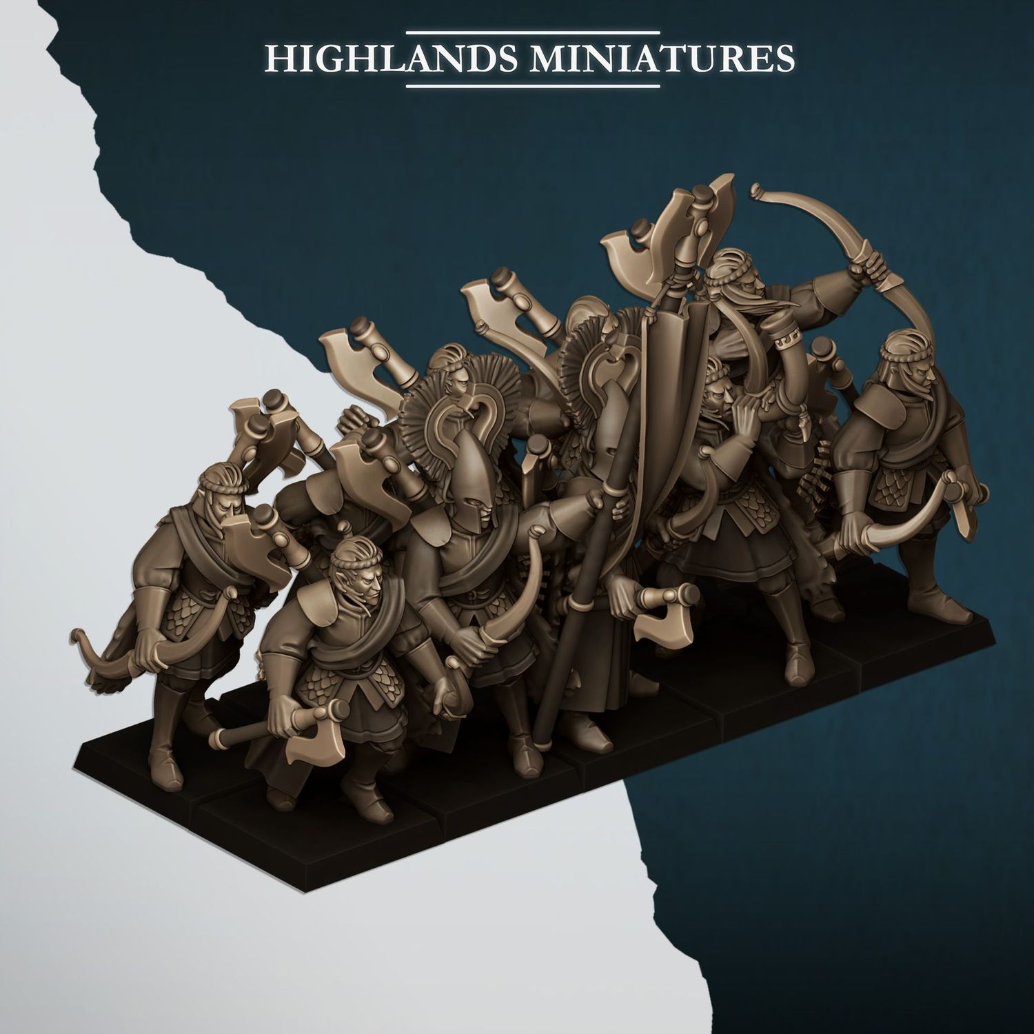 Nemean Lions With Bows (with command group)- packs 10, 20 or 30 miniatures Nemean Lions With Bows (with command group)- packs 10, 20 or 30 miniatures