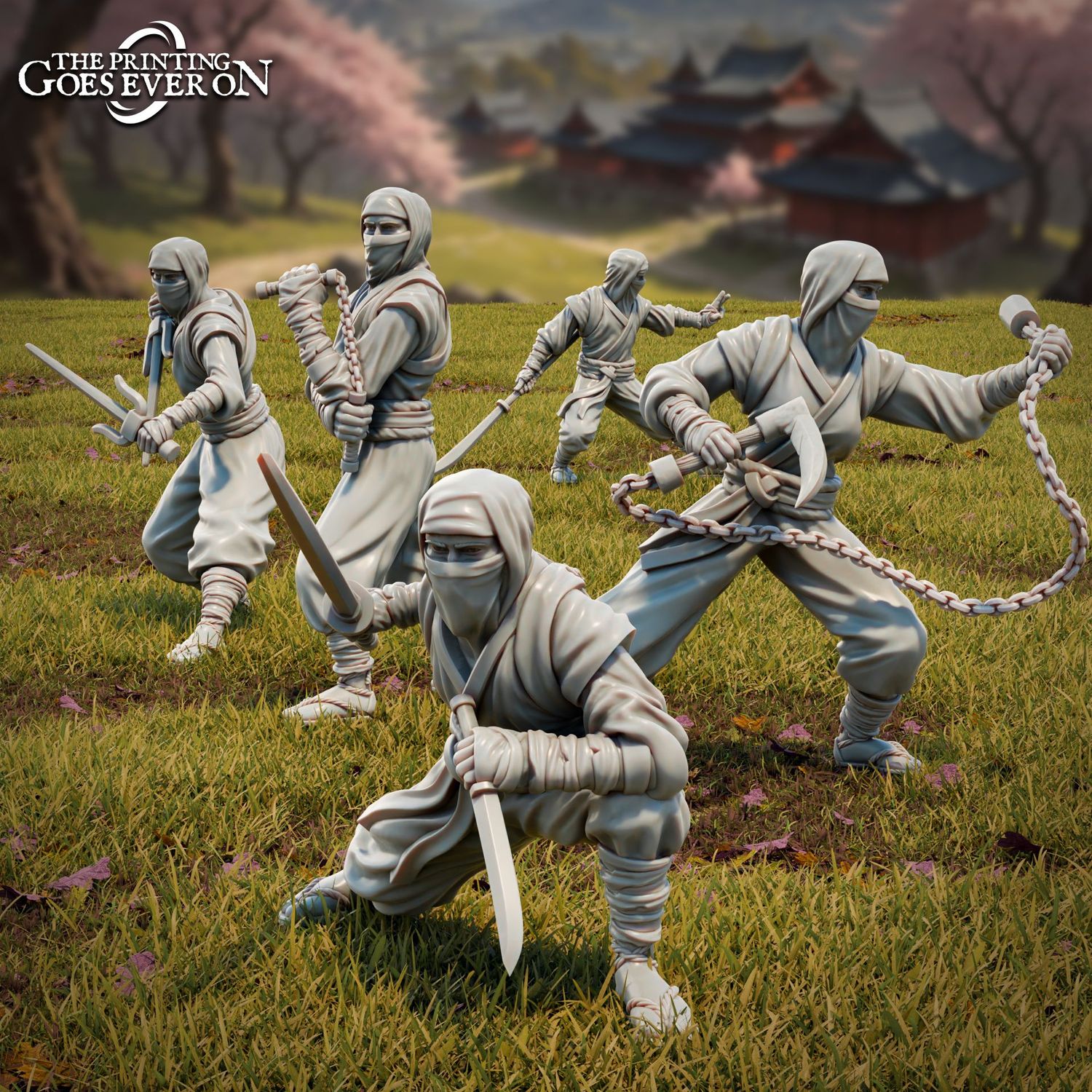 Jade Empire Ninjas (5 units)- "Chapter 51-Tales Of The Jade Empire"