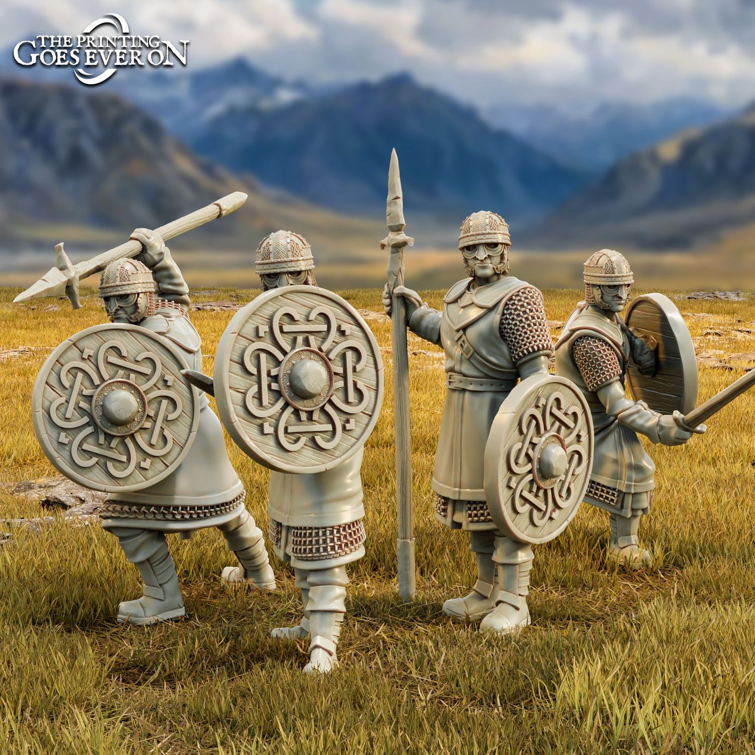 Riddermercia Footmen (pack 4) - "Chapter 55 - Tales of Wind and Saddle "