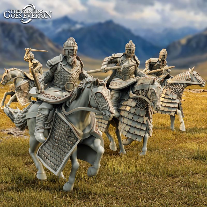 Riddermercia Riders - Mounted (pack 4) - "Chapter 55 - Tales of Wind and Saddle "