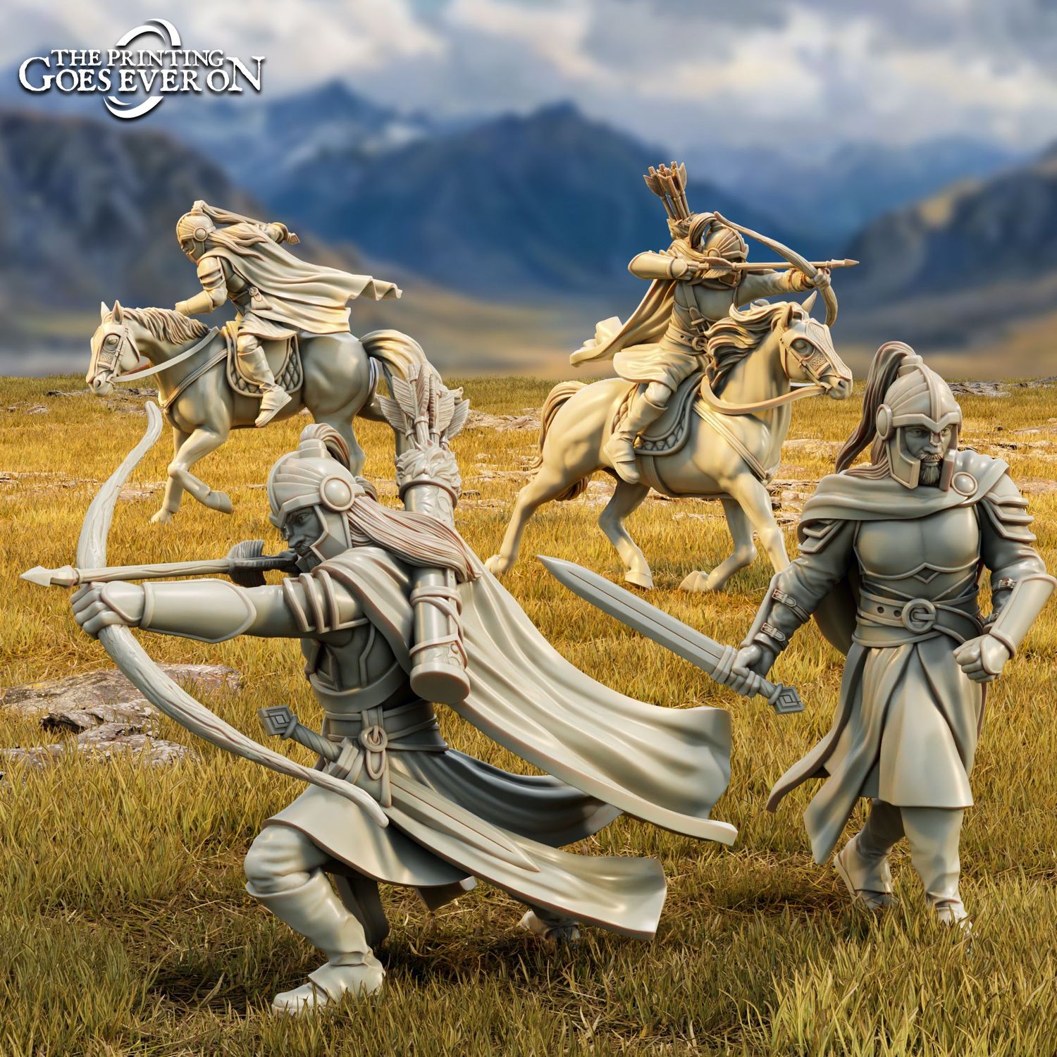 Riddermercia Skirmishers (pack 4) - "Chapter 55 - Tales of Wind and Saddle "