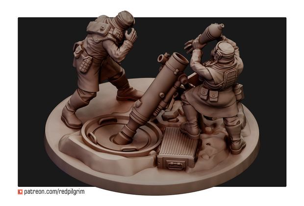 Desert Hawks Mortar Team