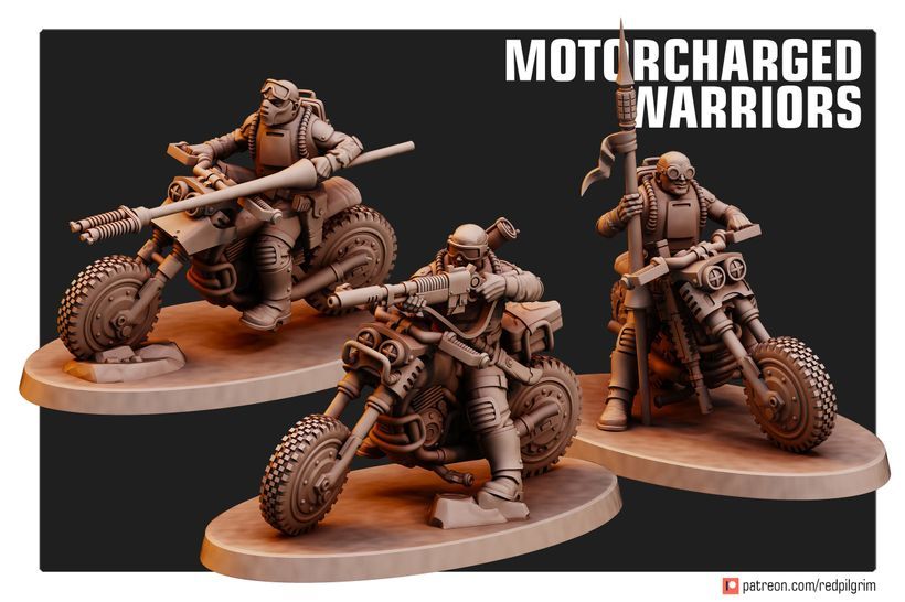 Motorcharged Warriors (pack 3 units )