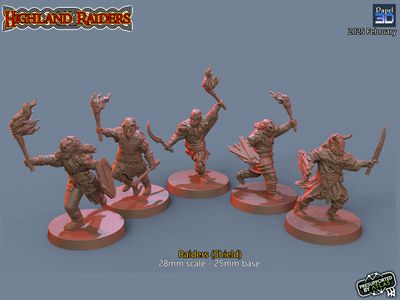 Highland Raiders Shield