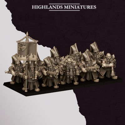 Marduk Shooters (command group included)- packs 10, 20 or 30 miniatures